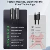 FIBBR CC USB C–USB C Optikai Kábel, 15 méter, 10 Gbit/s, USB 3.2 Gen2, DP 1.4, PD 60 W, Cat 8, Hajlításálló, EMI Védelem, Monitor, Mini PC, Webkamera