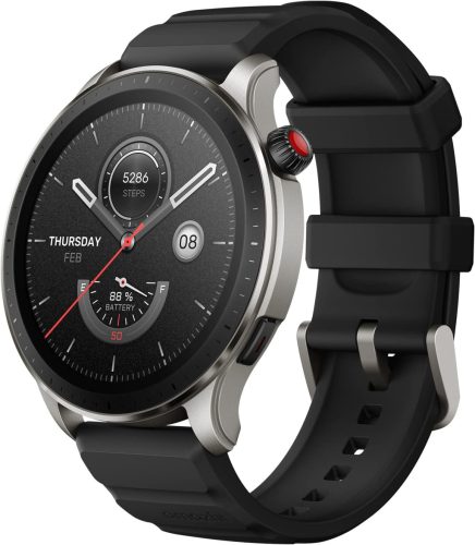 Amazfit GTR 4 Prémium Okosóra 46mm - GPS, Alexa, Bluetooth, 14 Napos Üzemidő, Sport és Egészségfigyelés