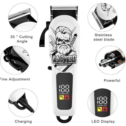 DALING DL-1167 Professzionális Hajvágó 1500mAh Akkumulátorral