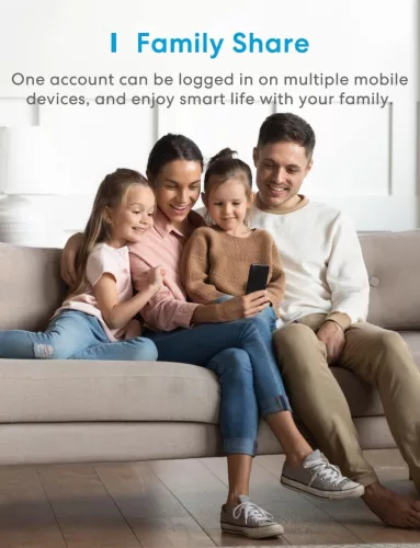 Meross GS559A Smart Füstérzékelő, WiFi Füst És Hő Riasztó, 85 dB, Alacsony Elemfeszültség Jelzés, Összekapcsolható 16 Eszközig, Apple HomeKit, SmartThings