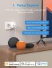 Meross WiFi Okos Dugalj, 16A, 240V, Kompatibilis Apple HomeKit, Alexa, Google Assistant