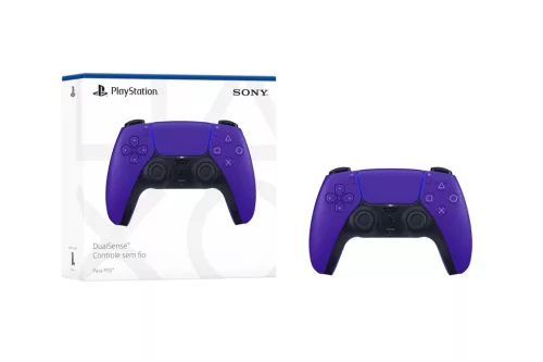 PlayStation DualSense Wireless Controller Galactic Purple, Haptikus Visszajelzés, Adaptív Ravaszok, Beépített Mikrofon, 3,5mm Jack, Bluetooth, USB Type-C, PS5, PS4, PC, Mac, Beépített Hangszóró