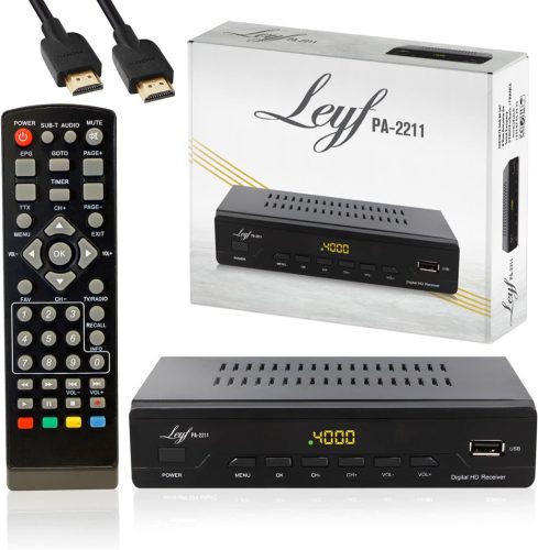 LEYF PA-2211 Full HD 1080p DVB T2 TV Dekóder