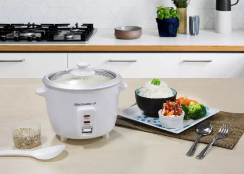 Elite Gourmet 3 Csészés Elektromos Rizsfőző Automata Melegítő Funkcióval