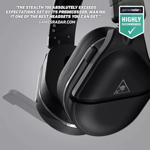 Turtle Beach Stealth 700 Gen 2 Vezeték Nélküli Gamer Fejhallgató, Bluetooth, Gél-Hűtött Memóriahabos Fülpárnák, 50mm Hangszórók, 20 Órás Akkumulátor, Fekete