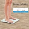 Healthkeep 180kg Precíziós Digitális Fürdőszobai Mérleg Fehér Márvány