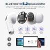 Liauekay Bluetooth 5.2 fülhallgató, automatikus zajszűréssel, 4 mikrofonnal, 40 órás üzemidővel, Airpods Pro2