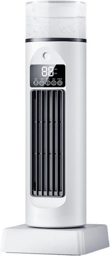KtEli Bladeless Asztali Ventilátor, 6 Sebességes, 120°-os Oszcillációval