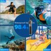 TELESIN 33 cm Vízálló Bluetooth Selfie Bot GoPro Hero-hoz