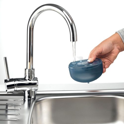 Ariete 6246 Duetto Gőzölős Vasaló, 1000W, 0.18L Tartály, Két Funkciós Használat, 180°-ban Forgatható Fej, Gyors Fűtési Idő, Fehér/Kék