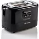 Ariete 159 Toastime Kenyérpirító 700 W, 2 Szeletes, Fekete, Rozsdamentes Acél