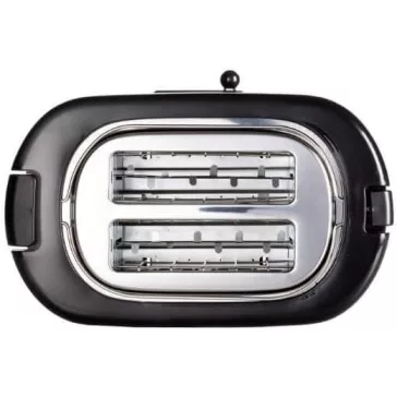   Ariete 159 Toastime Kenyérpirító 700 W, 2 Szeletes, Fekete, Rozsdamentes Acél
