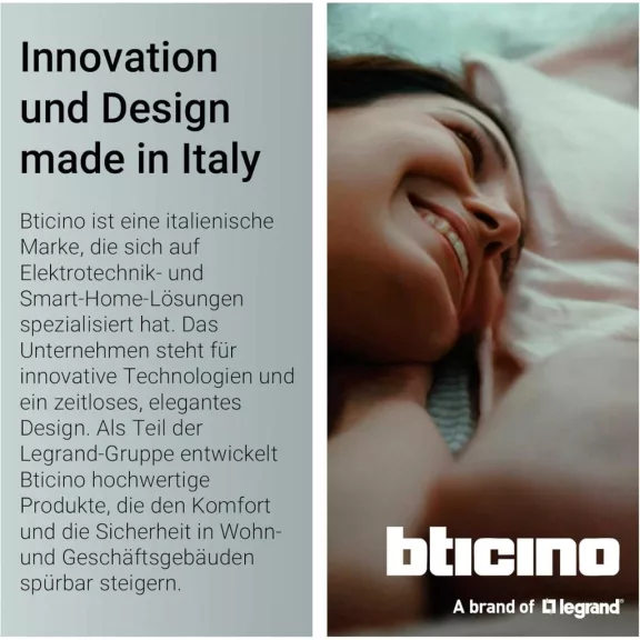 Bticino Classe 300EOS With Netatmo Video Kaputelefon, Wi-Fi, Alexa Hangasszisztens, 13 cm Érintőkijelző, App Home+Security, 2-eres Technológia, 30 W, 230 V, Fehér