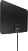 Meliconi Easy Fit TV Antenna 881032, Beltéri, Erősített, Ultra Vékony, DVB-T, DVB-T2 HEVC, DVB-T HD, DAB+, FM, UHF, 4K Ultra HD, 4G/5G Szűrő, USB 5V, Fekete