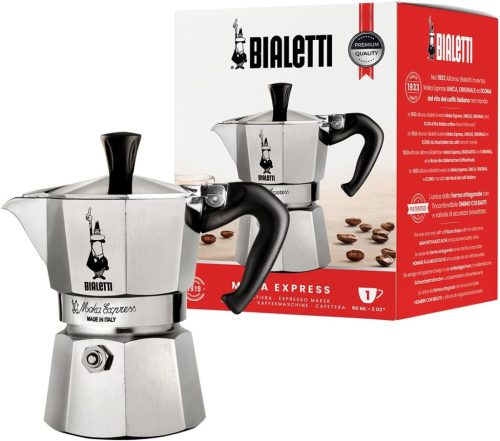 Bialetti 3544 130 ml Express Moka Kávéfőző, Fekete
