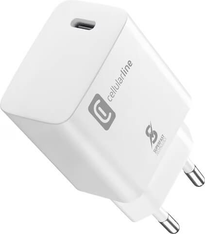 Cellularline 25W-os USB-C hálózati gyorstöltő Samsung készülékekhez