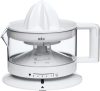 Braun CJ3000 Elektromos Citrusprés - 350 ml, Állítható Gyümölcshús Szűrő, Automatikus Indítás/Leállítás, Fehér