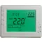 Bravo Digitális Termosztát 93003100, Fehér, Érintésvezérlés, 3.8" Háttérvilágított Képernyő, Wi-Fi Csatlakozás, HVAC Ellenőrzés, Heti Programozás