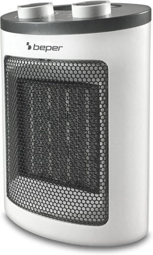 Beper RI.080 kerámia hősugárzó - 1500W, alacsony fogyasztás, állítható termosztát, fehér-fekete