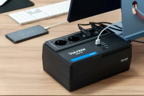 VulTech UPS700VA-XS 700VA Szünetmentes Tápegység