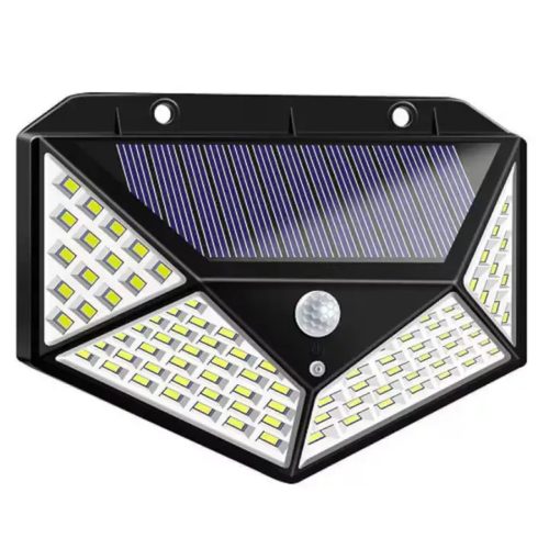 Mulin BL-114SMD napelemes mozgásérzékelős LED lámpa - 114 SMD LED, 680/700 lumen fényerő