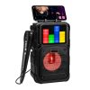 Mulin KP-558 hordozható karaoke bluetooth hangszóró beépített mikrofonnal - 5 W, 1200 mAh akkumulátor