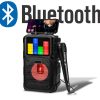 Mulin KP-558 hordozható karaoke bluetooth hangszóró beépített mikrofonnal - 5 W, 1200 mAh akkumulátor