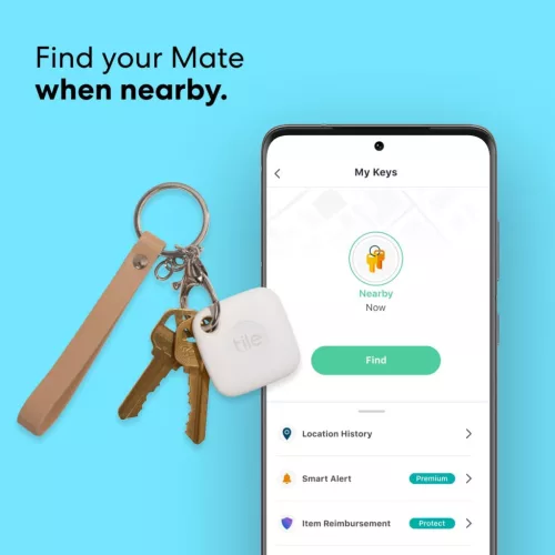 Tile Mate Bluetooth Nyomkövető Kulcsokhoz és Táskákhoz