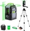 WORKPRO 360° Lézeres szintező állvánnyal, 30 m zöld keresztvonalas lézer