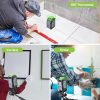 WORKPRO 360° Lézeres szintező állvánnyal, 30 m zöld keresztvonalas lézer