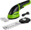 WORKPRO 3,6V Akkumulátoros Fű- és Sövényvágó Kettő az Egyben (W159021A 3,6V)