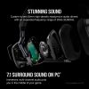 Corsair VOID RGB ELITE Vezeték nélküli Gamer Fejhallgató 7.1 Surround Hangzással