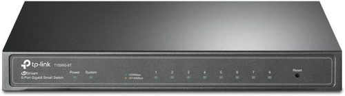 TP-Link 8 Portos Gigabit Smart Switch PoE-vel és Fejlett Hálózatkezeléssel