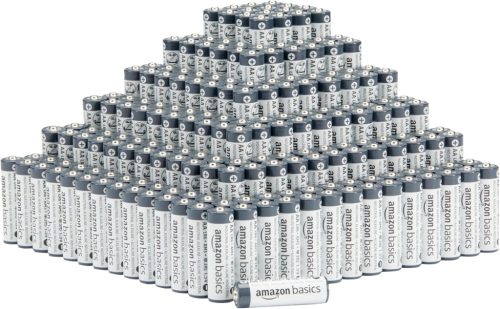 Amazon Basics 300 darabos AA alkáli elemek