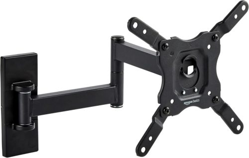 Amazon Basics Full Motion TV Fali Konzol 12-40 hüvelykes TV-khez, Fekete