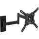 Amazon Basics Full Motion TV Fali Konzol 12-40 hüvelykes TV-khez, Fekete