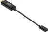 Club 3D CAC-1333 HDMI USB Type C Aktív Adapter, 4K 60Hz, DP 1.2 Alternate Mode, High Speed, Monitor, Projektor, Tablet Kompatibilis, Fekete