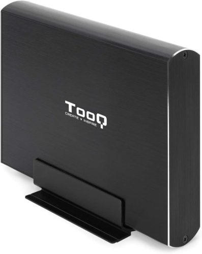 TooQ TQE-3531B 3.5" USB 3.0 Alumínium HDD Ház LED kijelzővel
