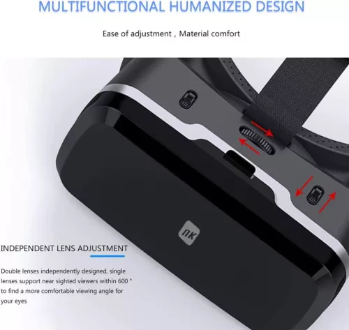 NK 3D Virtual Reality VR Szemüveg Mobiltelefonhoz, 4.7-6.53 hüvelyk