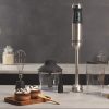 Cecotec Power TitanBlack 1500 XL Krém&Zúzó Búvármixer, 1500 W, Titán Bevonatú Pengék, XL Láb, Turbo Funkció