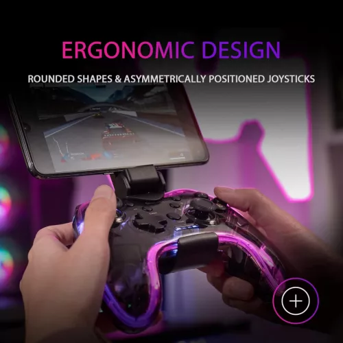 Mars Gaming MGP-BT Bluetooth 5.0 Gamepad Neon RGB