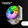 Mars Gaming MCPU-VR 180W TDP Black CPU Hűtő 12 cm Ventilátorral