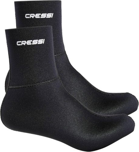 Cressi Neoprene Zokni - Anatómiai Illeszkedés, Gyors Száradású, 3 mm