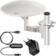 EMOS Kültéri Digitális Antenna Erősítővel, 80 km Hatótáv, 360° Vétel