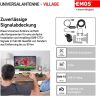 EMOS Kültéri Digitális Antenna Erősítővel, 80 km Hatótáv, 360° Vétel