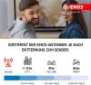EMOS Kültéri Digitális Antenna Erősítővel, 80 km Hatótáv, 360° Vétel