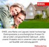 EMOS Kültéri Digitális Antenna Erősítővel, 80 km Hatótáv, 360° Vétel