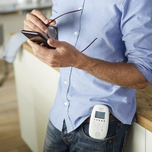 Philips Avent SCD733/26 Bébiőr, LED Jelzők, Kétirányú Beszélgetés, 1900MHz Frekvencia, 5 Altatódal, 330m Hatótávolság