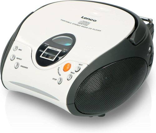 Lenco SCD-24 Fehér Gyermek CD Lejátszó és Rádió