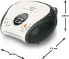 Lenco SCD-24 Fehér Gyermek CD Lejátszó és Rádió